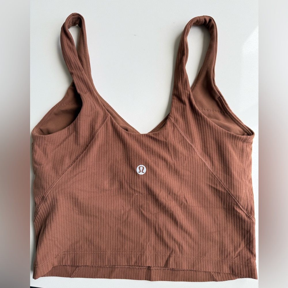 SOLD 131. Lululemon Athletica Brown Top - Picture 2 of 4